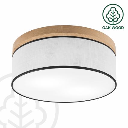 Brilagi - Loftlampe BELLADONNA 2xE27/15W/230V diameter 40 cm hvid/eg