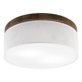 Brilagi - Loftlampe BELLADONNA 2xE27/15W/230V diameter 40 cm hvid/eg
