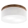 Brilagi - Loftlampe BELLADONNA 2xE27/15W/230V diameter 40 cm hvid/eg kirsebær