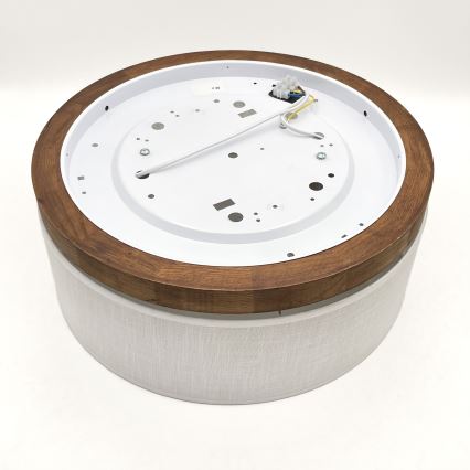 Brilagi - Loftlampe BELLADONNA 2xE27/15W/230V diameter 40 cm hvid/eg kirsebær