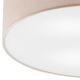 Brilagi - Loftlampe BELLADONNA 3xE27/15W/230V beige/fyrretræ