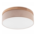 Brilagi - Loftlampe BELLADONNA 3xE27/15W/230V diam. 50 cm beige/eg