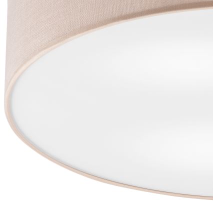 Brilagi - Loftlampe BELLADONNA 3xE27/15W/230V diam. 50 cm beige/eg