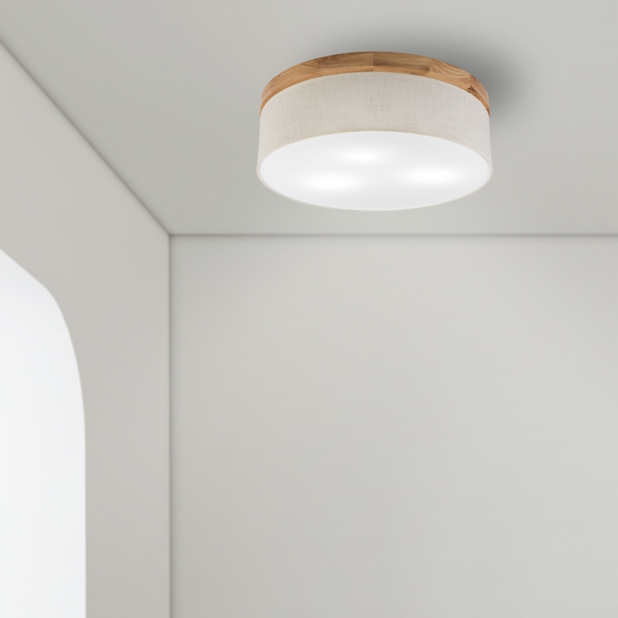 Brilagi - Loftlampe BELLADONNA 3xE27/15W/230V diameter 50 cm cremefarvet/eg