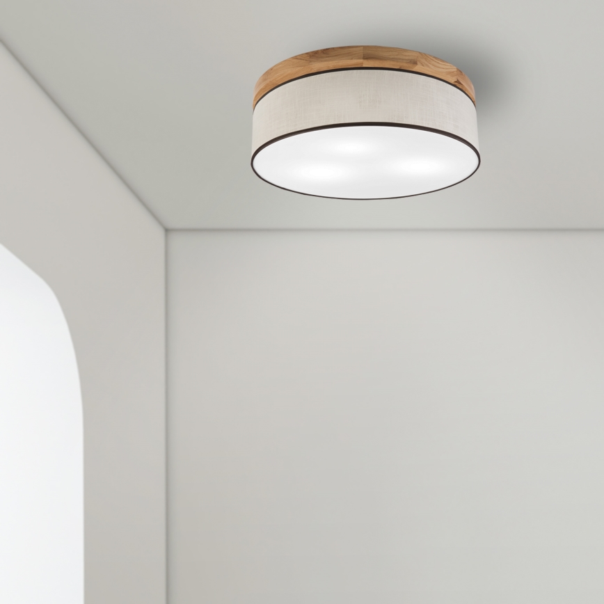 Brilagi - Loftlampe BELLADONNA 3xE27/15W/230V diameter 50 cm cremefarvet/eg