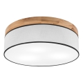 Brilagi - Loftlampe BELLADONNA 3xE27/15W/230V diameter 50 cm hvid/eg