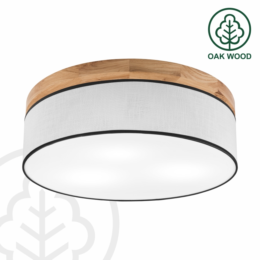Brilagi - Loftlampe BELLADONNA 3xE27/15W/230V diameter 50 cm hvid/eg