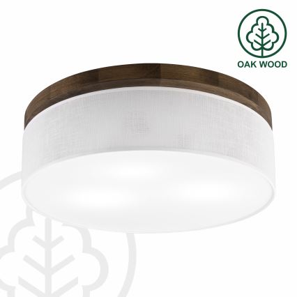 Brilagi - Loftlampe BELLADONNA 3xE27/15W/230V diameter 50 cm hvid/eg