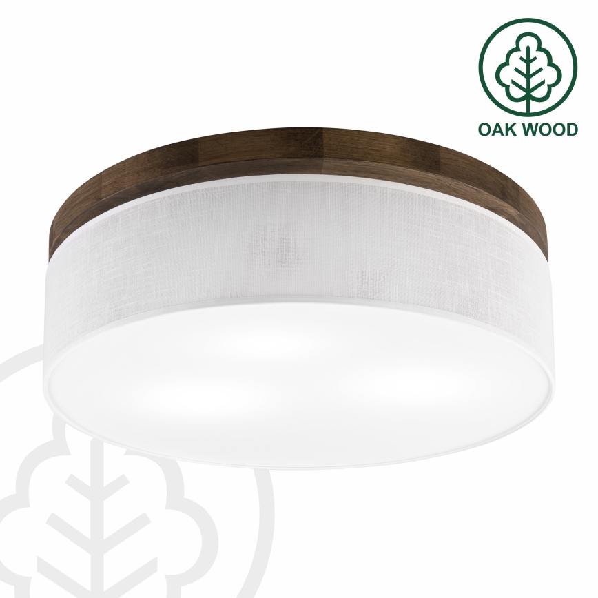 Brilagi - Loftlampe BELLADONNA 3xE27/15W/230V diameter 50 cm hvid/eg