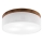 Brilagi - Loftlampe BELLADONNA 3xE27/15W/230V diameter 50 cm hvid/eg kirsebær