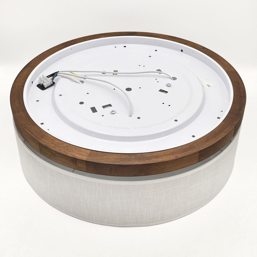 Brilagi - Loftlampe BELLADONNA 3xE27/15W/230V diameter 50 cm hvid/eg kirsebær