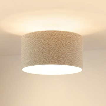 Brilagi - Loftlampe BOUCLE ROLLER 1xE27/15W/230V diameter 45 cm cremefarvet