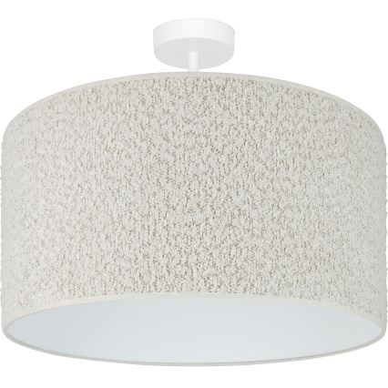 Brilagi - Loftlampe BOUCLE ROLLER 1xE27/15W/230V diameter 45 cm cremefarvet