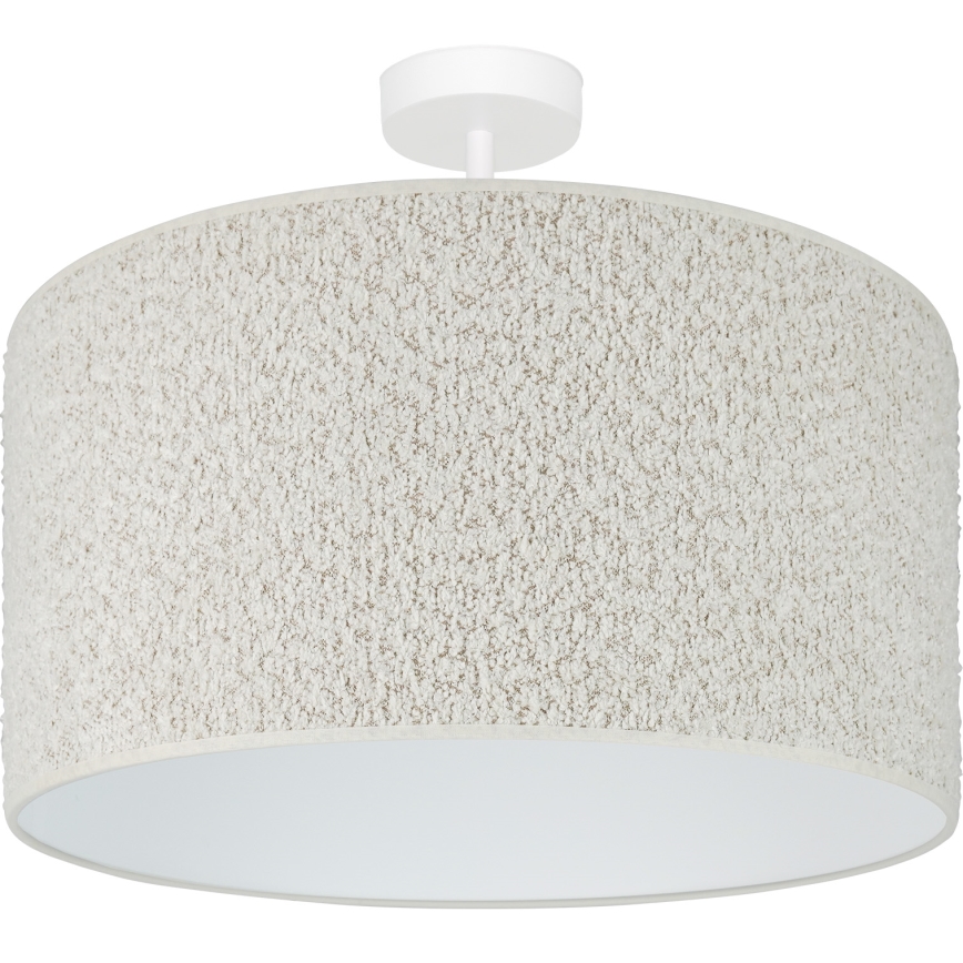 Brilagi - Loftlampe BOUCLE ROLLER 1xE27/15W/230V diameter 45 cm cremefarvet
