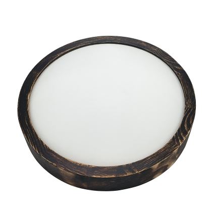 Brilagi - Loftlampe CARVALHO SLIM SMOKEY 1xE27/60W/230V eg Ø 27,5 cm