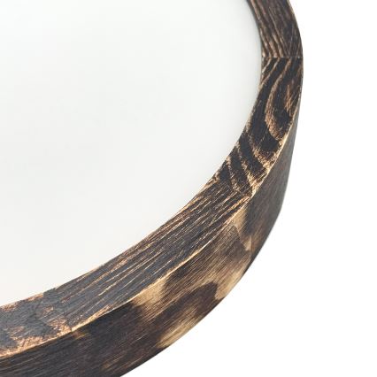 Brilagi - Loftlampe CARVALHO SLIM SMOKEY 1xE27/60W/230V eg Ø 27,5 cm