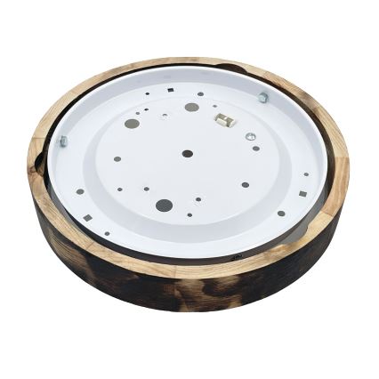 Brilagi - Loftlampe CARVALHO SLIM SMOKEY 1xE27/60W/230V eg Ø 27,5 cm