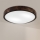 Brilagi - Loftlampe CARVALHO SLIM SMOKEY 2xE27/60W/230V eg Ø 37,5 cm