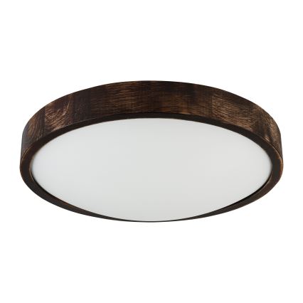 Brilagi - Loftlampe CARVALHO SLIM SMOKEY 2xE27/60W/230V eg Ø 37,5 cm