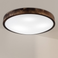 Brilagi - Loftlampe CARVALHO SLIM SMOKEY 3xE27/60W/230V eg Ø 47,5 cm