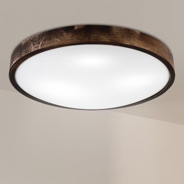 Brilagi - Loftlampe CARVALHO SLIM SMOKEY 3xE27/60W/230V eg Ø 47,5 cm