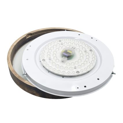 Brilagi - Loftlampe CARVALHO SLIM SMOKEY 3xE27/60W/230V eg Ø 47,5 cm