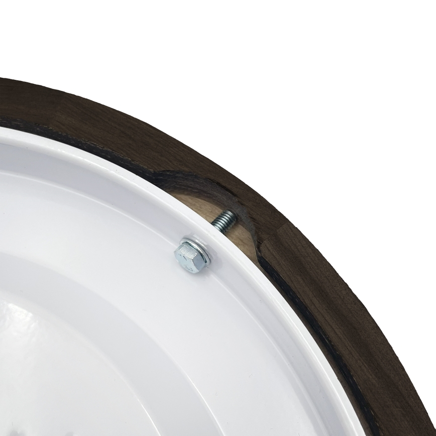Brilagi - Loftlampe CARVALHO SMOKEY 1xE27/60W/230V, egetræ Ø 27,5 cm