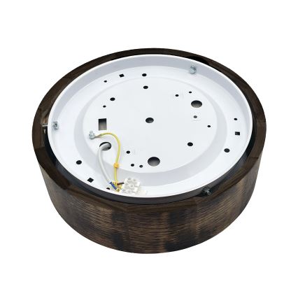 Brilagi - Loftlampe CARVALHO SMOKEY 1xE27/60W/230V, egetræ Ø 27,5 cm