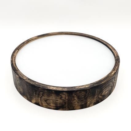 Brilagi - Loftlampe CARVALHO SMOKEY 2xE27/60W/230V i eg Ø 37,5 cm