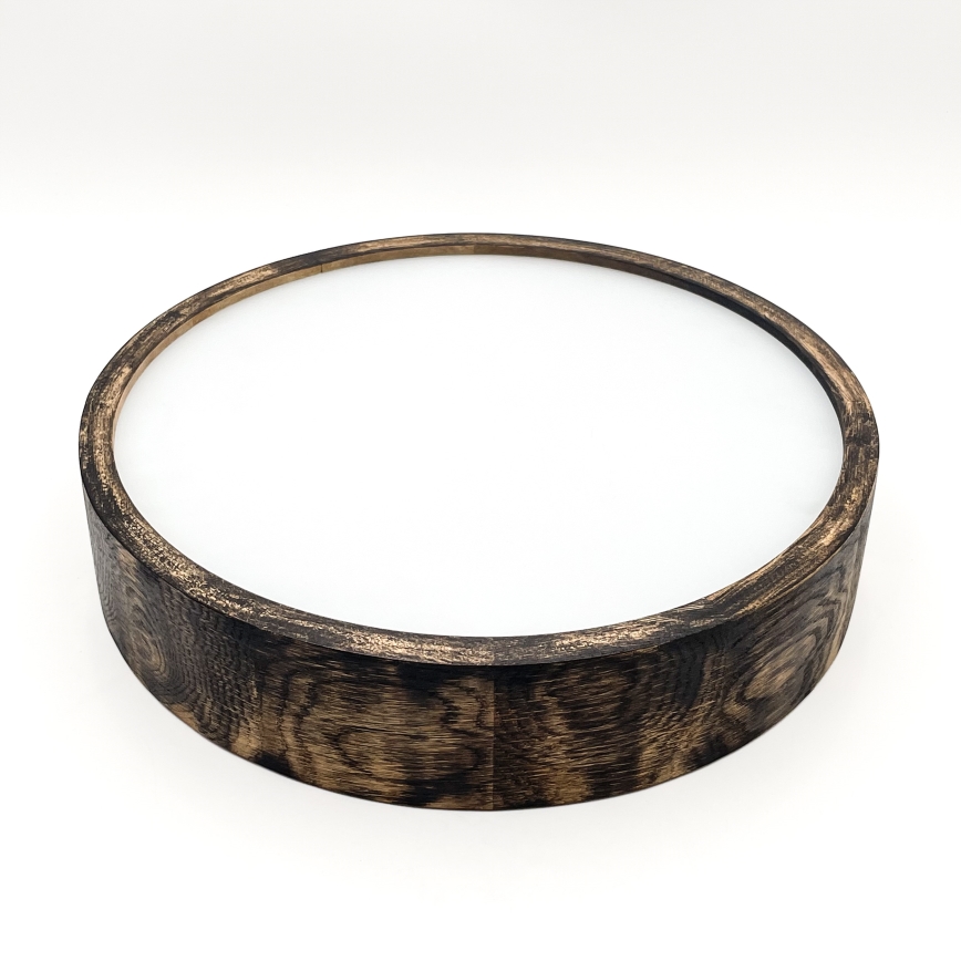 Brilagi - Loftlampe CARVALHO SMOKEY 2xE27/60W/230V i eg Ø 37,5 cm