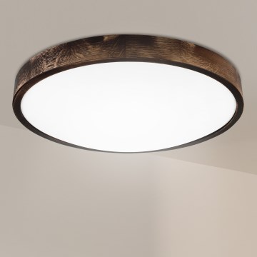 Brilagi - Loftlampe CARVALHO SMOKEY 3xE27/60W/230V eg diameter 47,5 cm