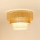 Brilagi - Loftlampe CEDAR LUNETA 1xE27/15W/230V diameter 45 cm beige/brun/cremefarvet