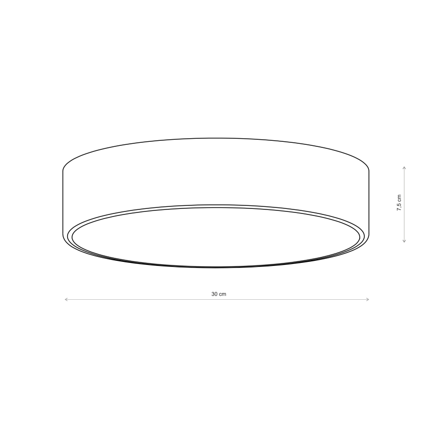 Brilagi - Loftlampe CLARE 2xE27/40W/230V Ø 30 cm rosa