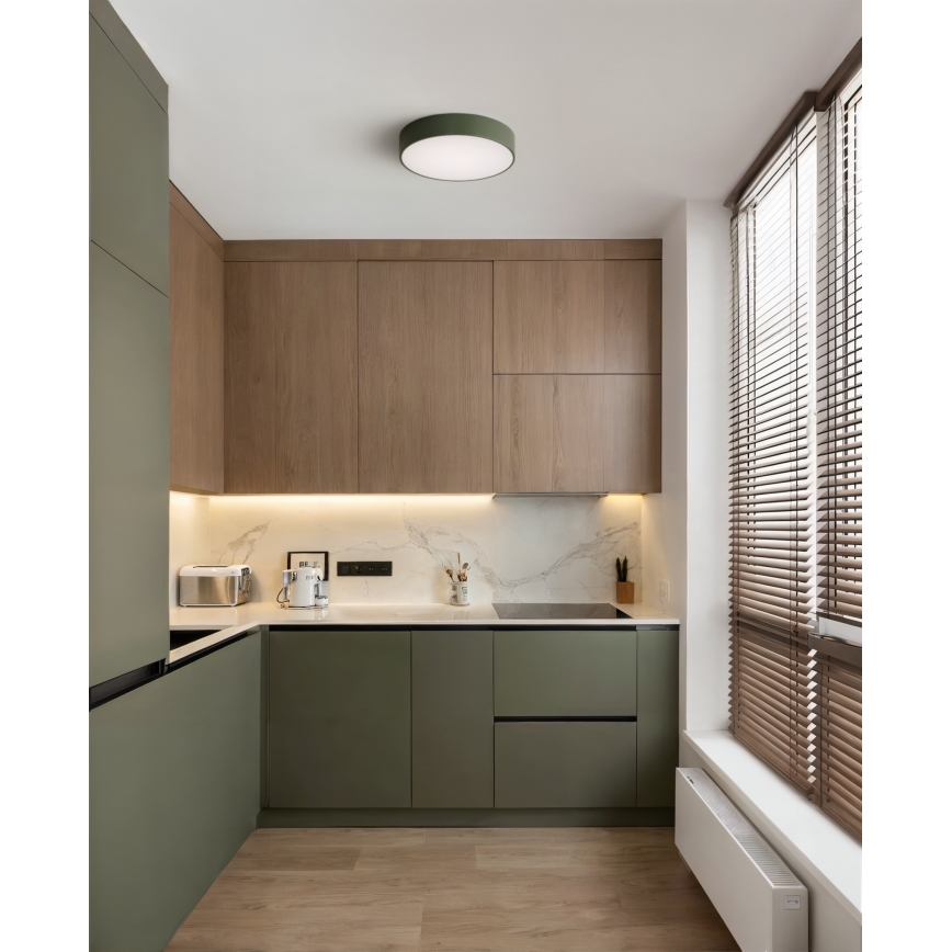 Brilagi - Loftlampe CLARE 3xE27/40W/230V Ø 40 cm khaki