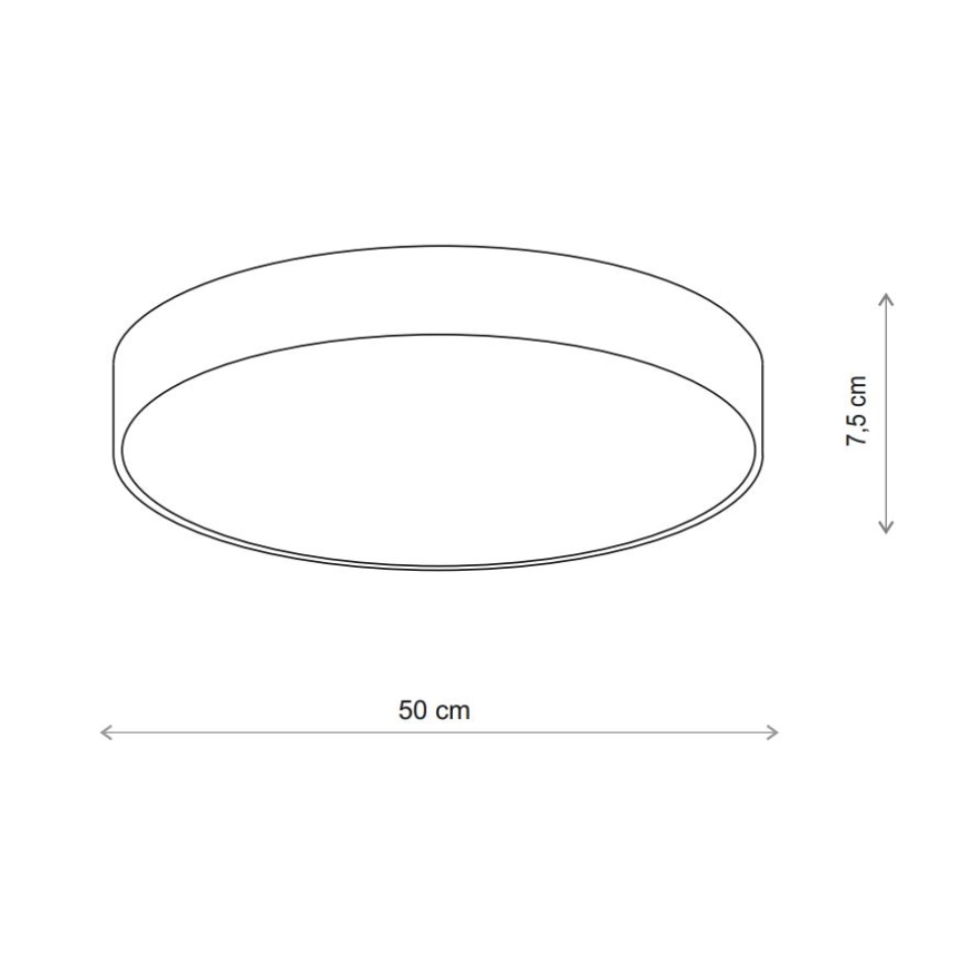Brilagi - Loftlampe CLARE 4xE27/24W/230V diameter 50 cm beige