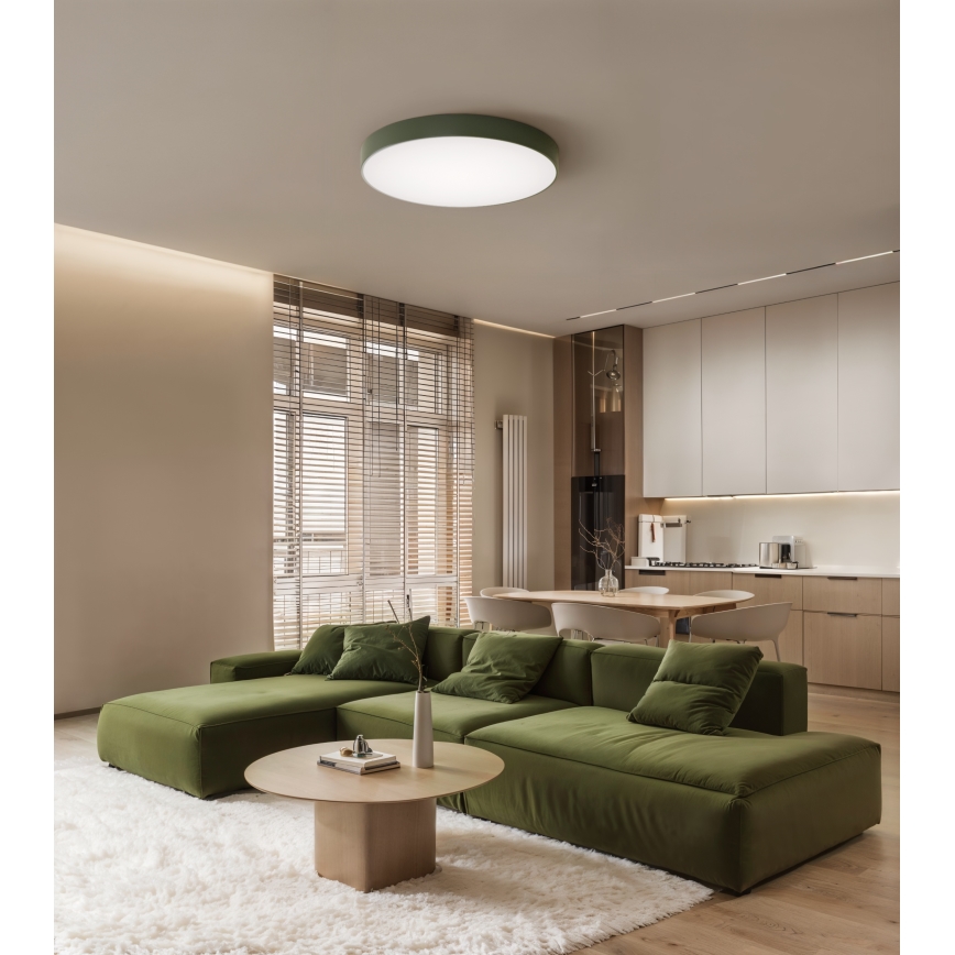 Brilagi - Loftlampe CLARE 4xE27/24W/230V Ø 50 cm khaki