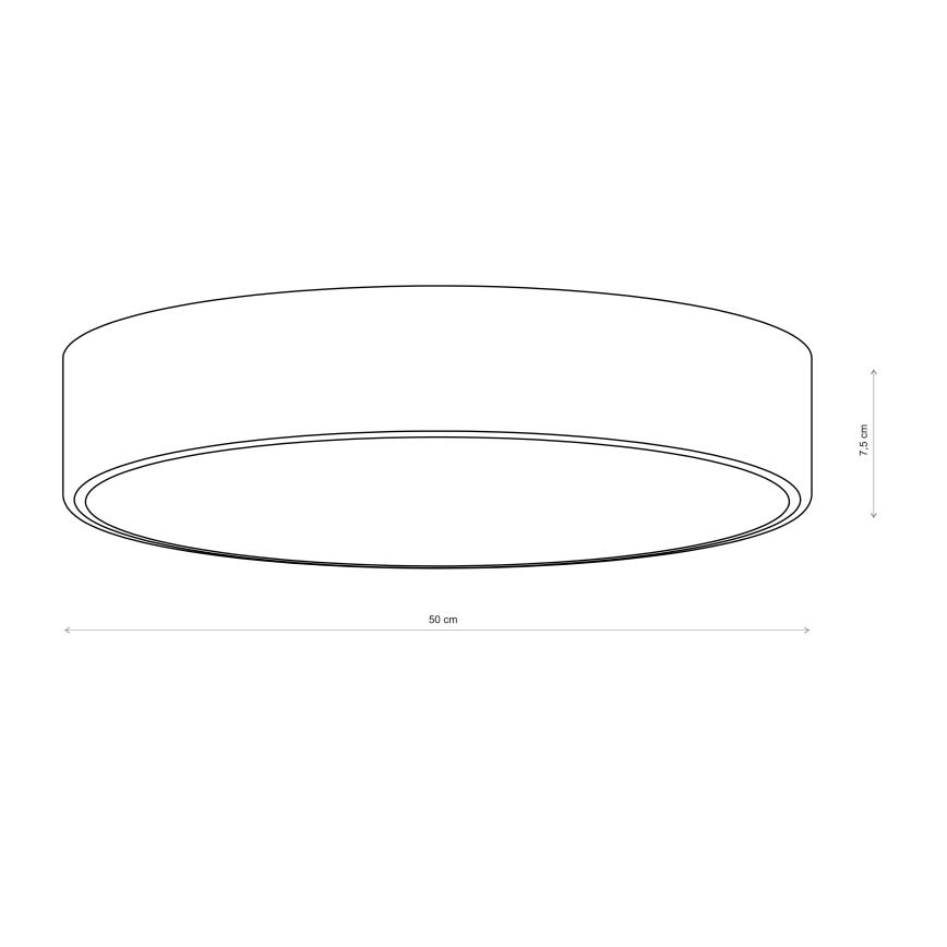 Brilagi - Loftlampe CLARE 4xE27/40W/230V Ø 50 cm lyserød