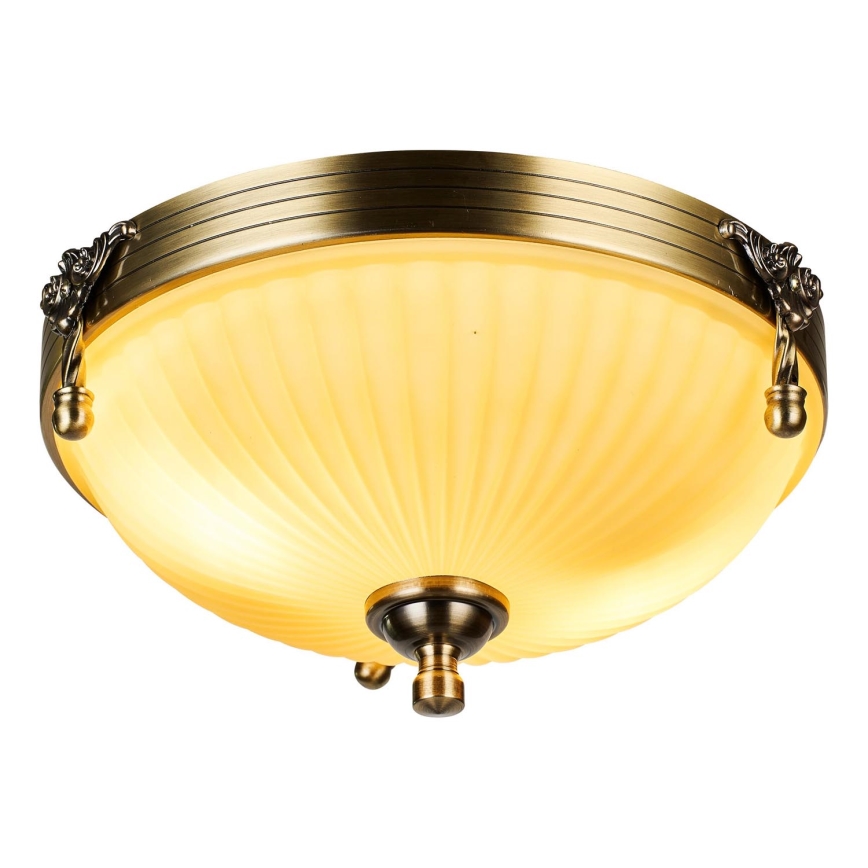 Brilagi - Loftlampe CLASSIC 2xE27/60W/230V messing