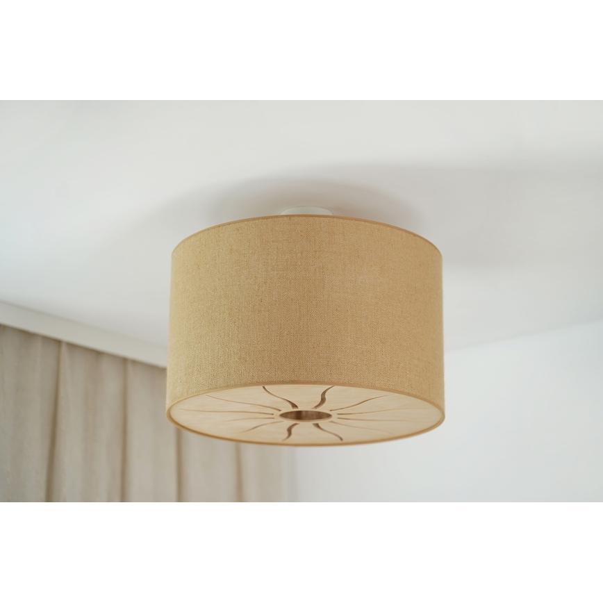 Brilagi - Loftlampe COUNTRY ROLLER 1xE27/15W/230V diameter 45 cm beige
