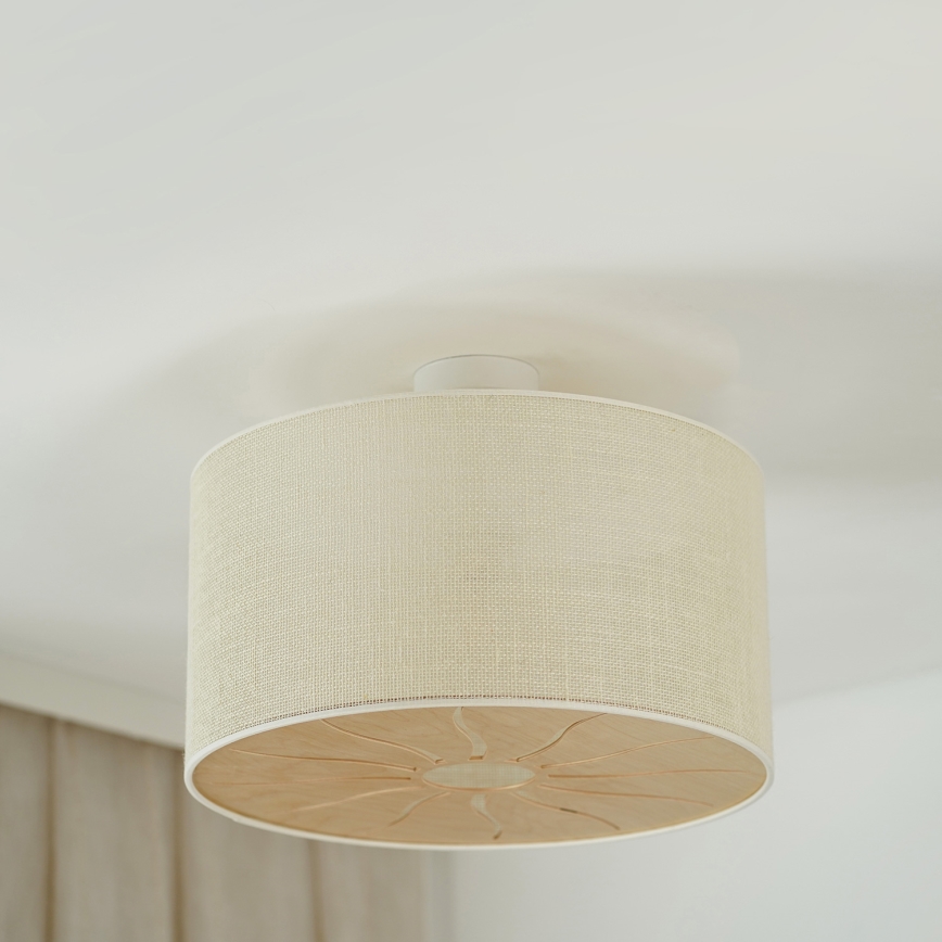 Brilagi - Loftlampe COUNTRY ROLLER 1xE27/15W/230V Ø 50 cm creme