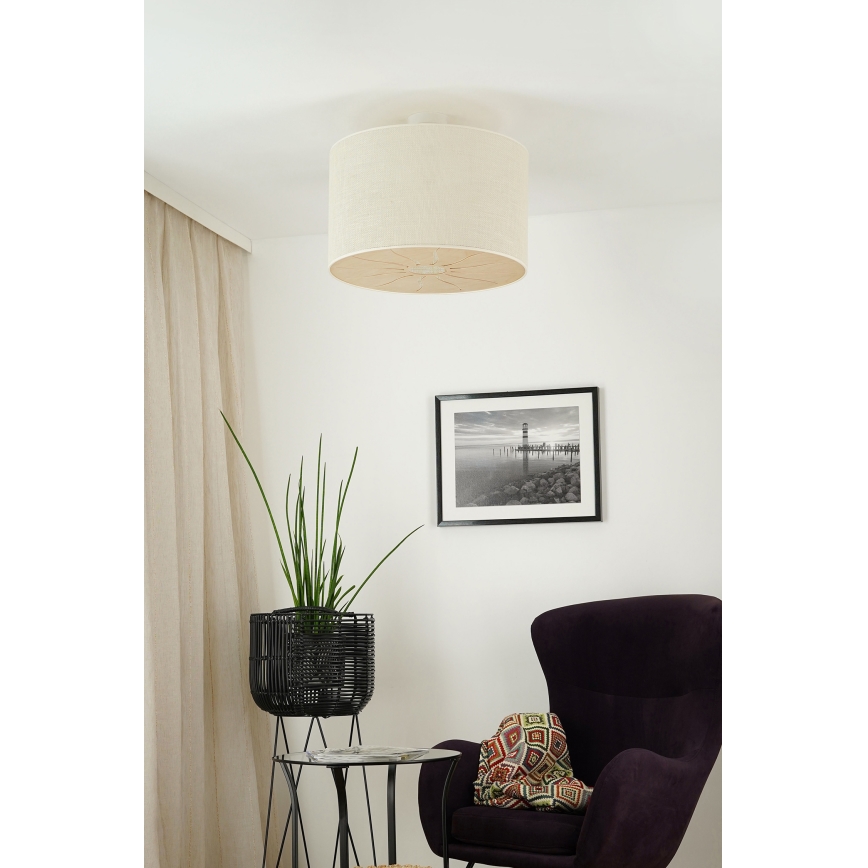 Brilagi - Loftlampe COUNTRY ROLLER 1xE27/15W/230V Ø 50 cm creme