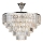 Brilagi - Loftlampe CRYSTAL 5xE14/40W/230V skinnende krom