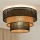 Brilagi - Loftlampe DAKOTA LUNETA 1xE27/15W/230V diameter 45 cm sort/beige