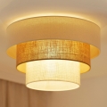 BRILAGI - Loftlampe DENVER LUNETA 1xE27/15W/230V pr. 45 cm beige/brun/krem