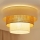 Brilagi - Loftlampe DENVER LUNETA 1xE27/15W/230V pr. 45 cm beige/brun/krem