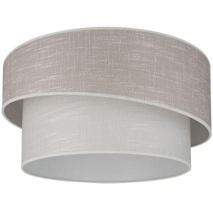 Brilagi - Loftlampe DOVER SHINE 1xE27/15W/230V diameter 50 cm grå/cremefarvet