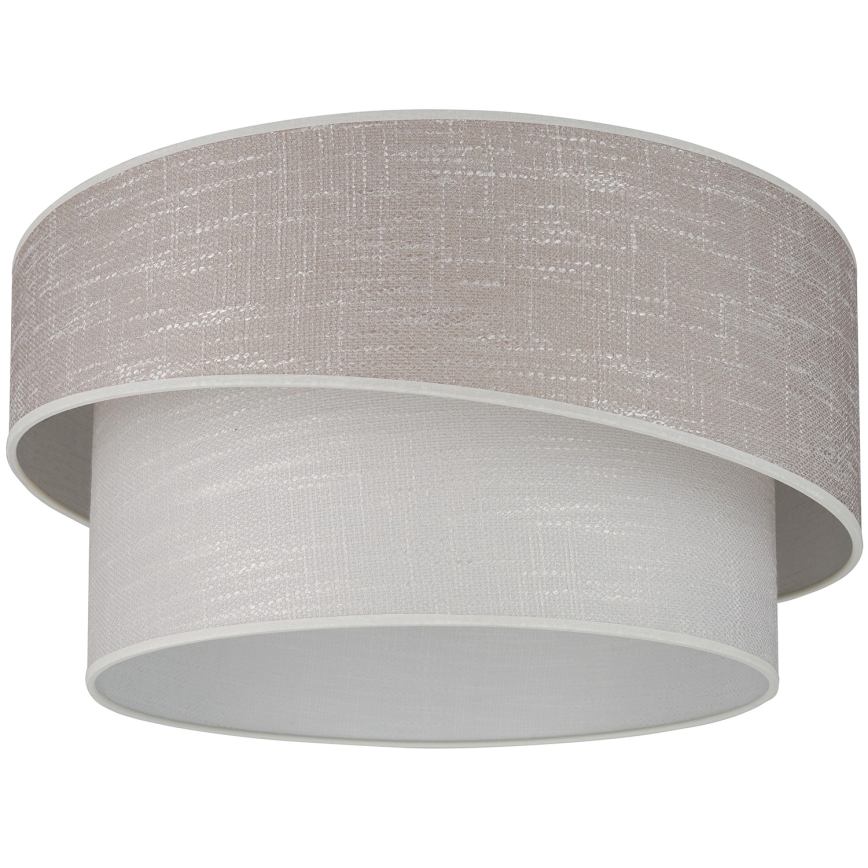 Brilagi - Loftlampe DOVER SHINE 1xE27/15W/230V diameter 50 cm grå/cremefarvet