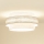 Brilagi - Loftlampe DOVER SPACE LED/12W/230V diameter 50 cm 3000K/4000K/6400K grå/cremefarvet