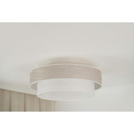 Brilagi - Loftlampe DOVER SPACE LED/12W/230V diameter 50 cm 3000K/4000K/6400K grå/cremefarvet