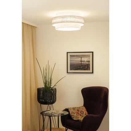 Brilagi - Loftlampe DOVER SPACE LED/12W/230V diameter 50 cm 3000K/4000K/6400K grå/cremefarvet